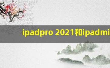 ipadpro 2021和ipadmini6